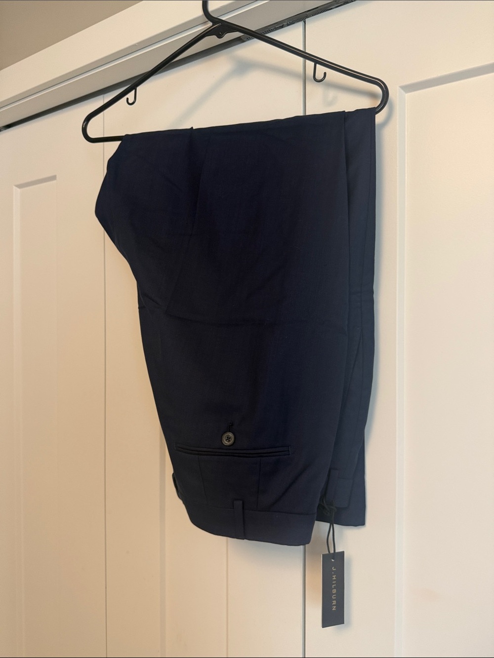 Men's Navy Dress Pants - Tailored Formal Trousers